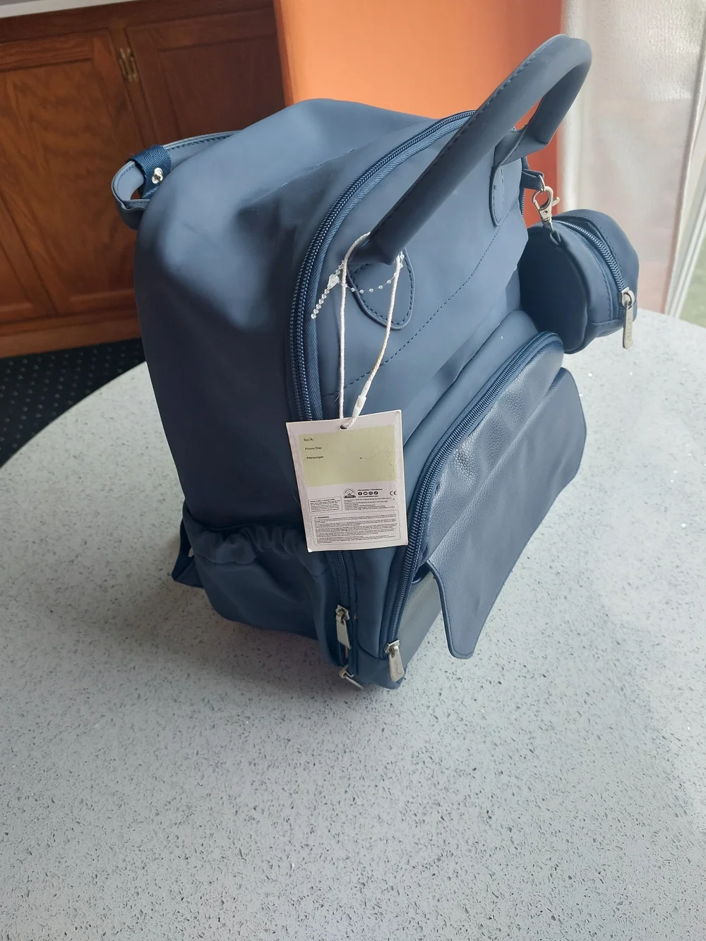 Blue Baby Diaper Backpack - Unbranded